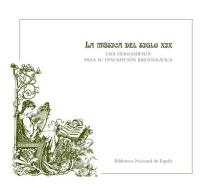 Cubierta manual BNE sobre catalogación de música del siglo XIX