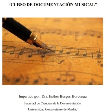 Curso Documentacion musical
